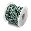 Spray Painted 304 Stainless Steel Cable Chains STAS-B067-06A-03-3