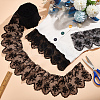 7.5 Yards Flower Pattern Artificial Fibers Lace Embroidery Sewing Trimming DIY-FG0005-08A-4
