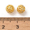 Rack Plating Brass Pave Cubic Zirconia Beads KK-M285-32B-G-3