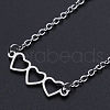 201 Stainless Steel Pendant Necklaces NJEW-S105-JN520-1-1