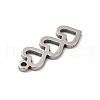 Non-Tarnish 201 Stainless Steel Pendants STAS-I197-016P-4