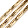 304 Stainless Steel Cuban Link Chains CHS-P007-31G-1