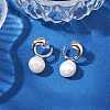 Mother's Day Jewellery Natural Pearl Ear Studs EJEW-P286-53P-4