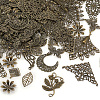 Iron Filigree Pendants & Filigree Joiners Links & Beads Caps IFIN-TA0001-25-3
