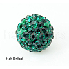 Polymer Clay Rhinestone Beads RB-H258-HD10mm-205-1