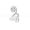 Iron Cuff Earrings WG2681B-02-2