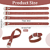 Flat PU Imitation Leather Cord Bracelets for Women Men BJEW-WH0020-70A-2
