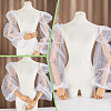 Organza Detachable Mesh Puff Sleeves AJEW-WH0270-359A-3