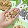 30Pcs 6 Styles Tibetan Style Alloy Pendants FIND-YW0005-08-5