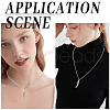 SUNNYCLUE 36Pcs 3 Styles Transparent Glass Bottle Pendants GLAA-SC0002-37-5
