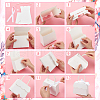 Trapezoid Paper Gift Box with Plastic Imitation Pearl Handles CON-WH0092-65A-3