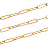 304 Stainless Steel Paperclip Chains CHS-CJ0001-02G-4