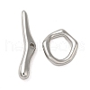 Brass Toggle Clasps KK-M270-02P-2