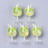 Acrylic Goblet Pendants CRES-S359-22E-1