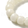 Natural White Jade Bead Bracelets BJEW-B080-35-3