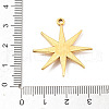 304 Stainless Steel Pendants STAS-I334-03G-3