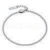 Non-Tarnish Stainless Steel Twisted Chain Bracelets for Men KO0407-4-1