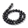 Natural Silver Obsidian Beads Strands X-G-D083-01C-2
