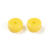Opaque Solid Color Glass Beads X1-GLAA-N007-6x3mm-A09-2
