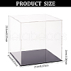 Transparent Plastic Minifigure Display Cases ODIS-WH0029-72B-2