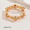 Hip-pop Brass Bangles ZN2910-5