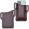 Gorgecraft 2Pcs PU Leather Mobile Phone Belt Pouch AJEW-GF0005-26A-1