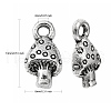 Tibetan Style Alloy Pendants X-TIBEP-A828-AS-2