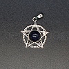 Synthetic Blue Goldstone Pendants PW-WG18192-21-1