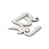 Non-Tarnish 304 Stainless Steel Pendants STAS-K287-02P-2