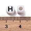 Opaque Acrylic Beads OACR-M020-01B-3