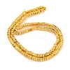 Electroplated Synthetic Non-magnetic Hematite Beads Strands G-C136-B01-3