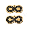 Ion Plating(IP) 304 Stainless Steel Enamel Charms STAS-M102-50G-1
