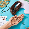 Eco-Friendly Korean Waxed Polyester Braided Adjustable Necklace Makings NJEW-TAC0015-01-12