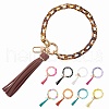 Chain Link Wristlet Keychain HJEW-SW00013-09-1