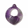 Natural Amethyst Pendants G-G997-H04-2