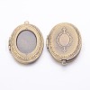 Romantic Valentines Day Ideas for Him with Your Photo Brass Locket Pendants ECF133-3AB-1