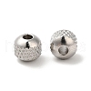 Non-Tarnish 201 Stainless Steel Bead STAS-H214-28B-P-1-2