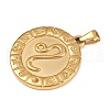 304 Stainless Steel Pendants STAS-C131-04G-09-2