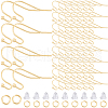 SOFPLATE 100Pcs 304 Stainless Steel Earring Hooks DIY-SP0001-03-1