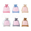 Magibeads 30Pcs 6 Colors Cotton & Organza & Burlap Packing Pouches Drawstring Bag ABAG-MB0001-09-7
