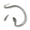 316 Surgical Stainless Steel Cuff Earrings EJEW-E300-01AS-02-2