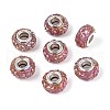 Opaque Resin European Beads RESI-T057-29G-1