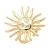 Brass Cuff Finger Rings for Women Men RJEW-U033-08G-4