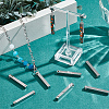 SUNNYCLUE 10Pcs 304 Stainless Steel Pendants FIND-SC0010-30-4