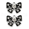 Alloy Rhinestone Pendants FIND-I043-06P-1