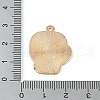 Golden Plated Alloy Eanaml Pendants PALLOY-S184-03G-D-3