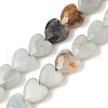 Natural Flower Amazonite Beads Strands G-D316-B02-2