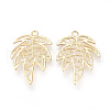 Brass Pendants X-KK-Q735-01G-1