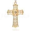 Alloy Medieval Cross Pendants ALRI-J028-01G-2