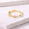 925 Sterling Silver Micro Pave Cubic Zirconia Stackable Finger Rings for Women SC5406-4-4